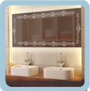 Bathroom mirrors by Vision2form